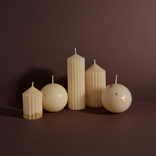 Form & Flame Collection: Sphere Candles
