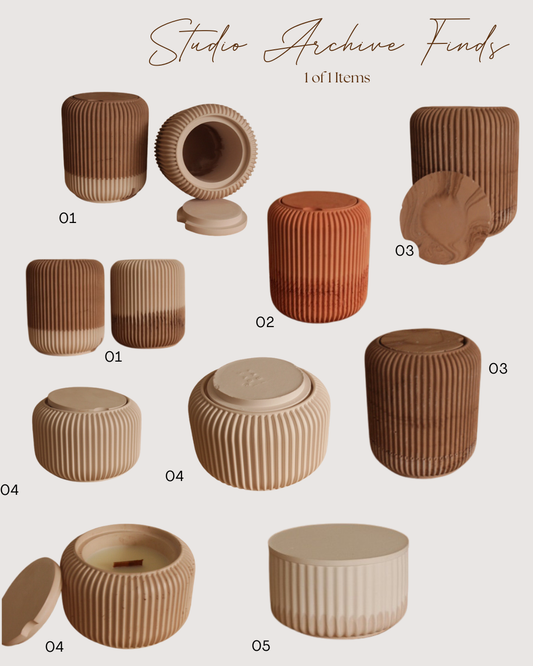 Studio Archive: Unreleased Candle Vessels