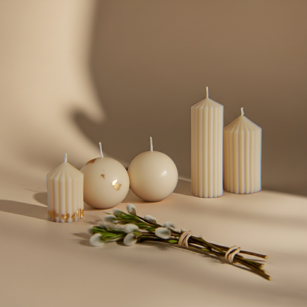 Form & Flame Collection: Cathedral Pillar Candles