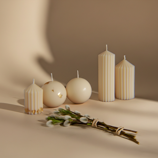 Form & Flame Collection: Cathedral Pillar Candles