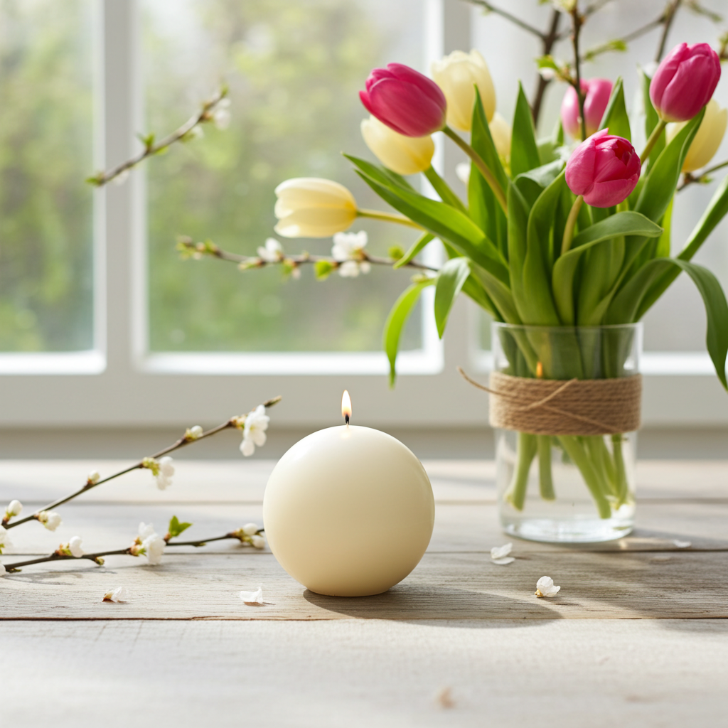 Form & Flame Collection: Sphere Candles